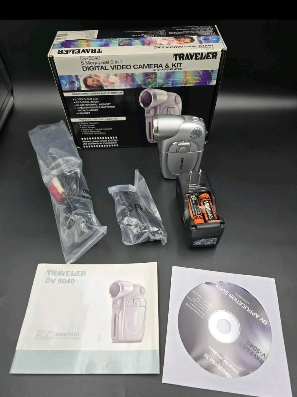 Travel Digital Video Camera & Kit - White